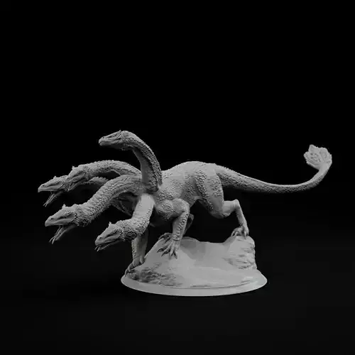 Hydra pre-supported 3D print model