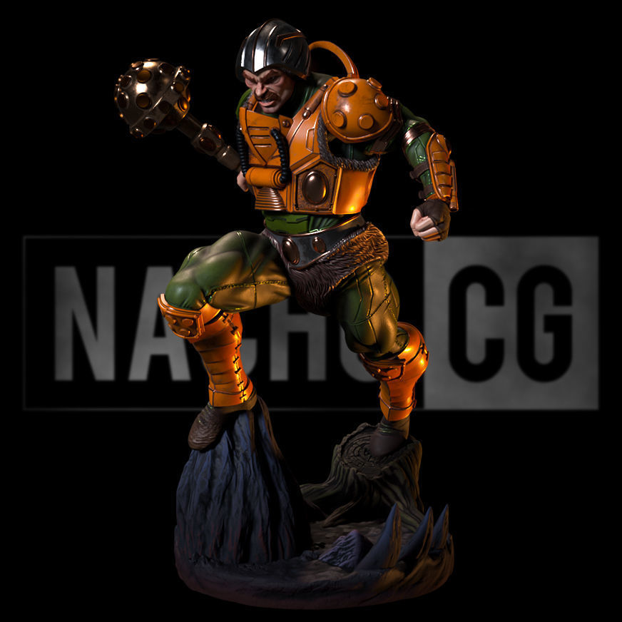 Fan Art - Duncan aka Man at Arms from MOTU - Statue 3D print model_2