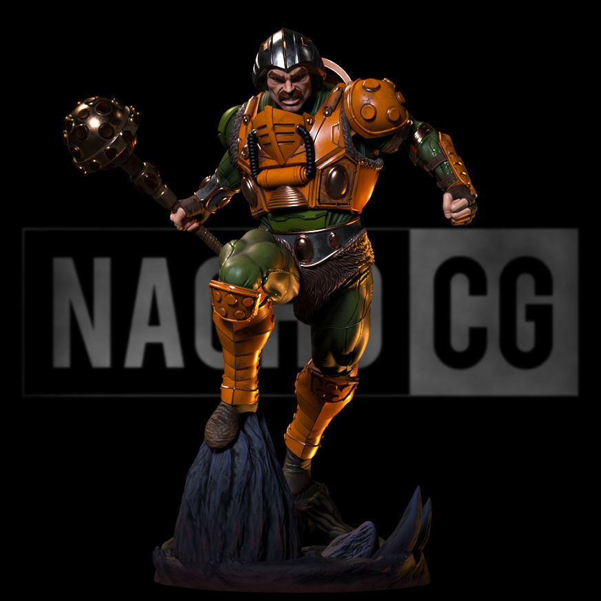 Fan Art - Duncan aka Man at Arms from MOTU - Statue 3D print model_1