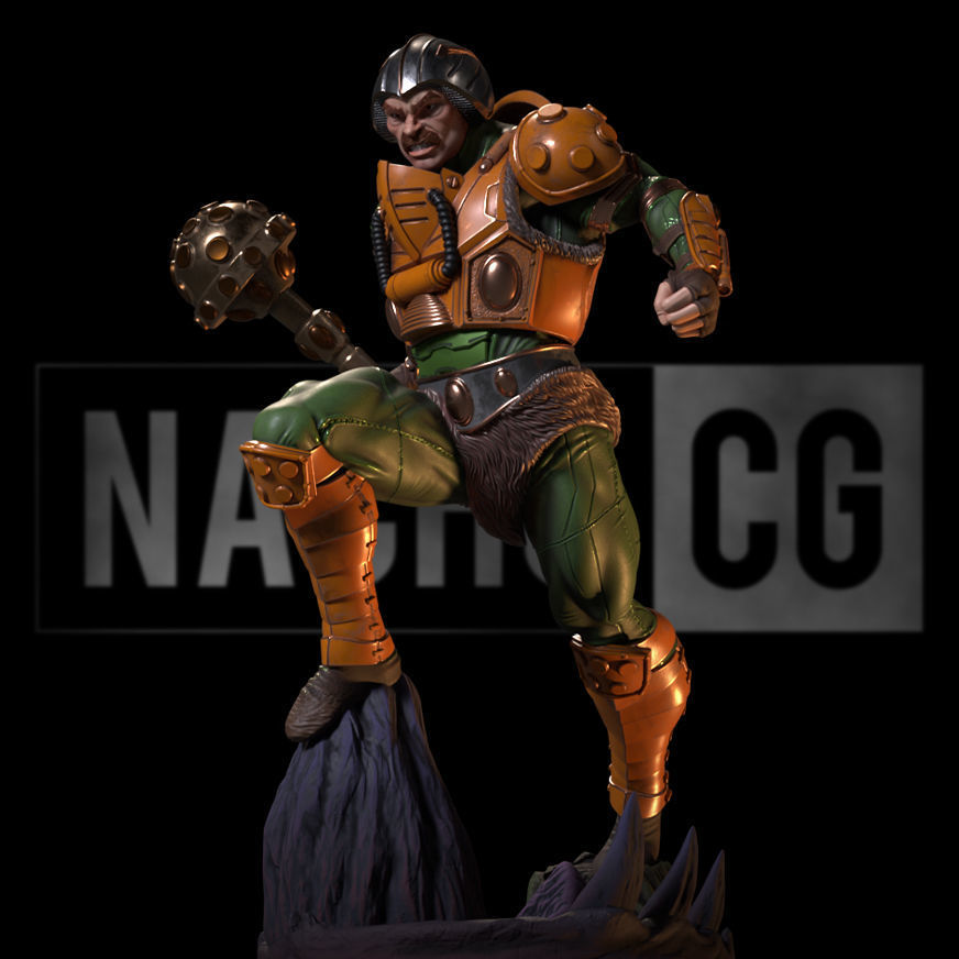 Fan Art - Duncan aka Man at Arms from MOTU - Statue 3D print model_7