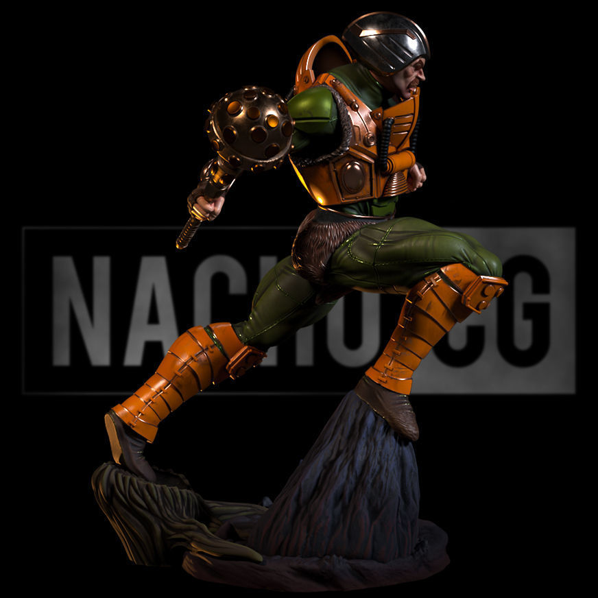 Fan Art - Duncan aka Man at Arms from MOTU - Statue 3D print model_5