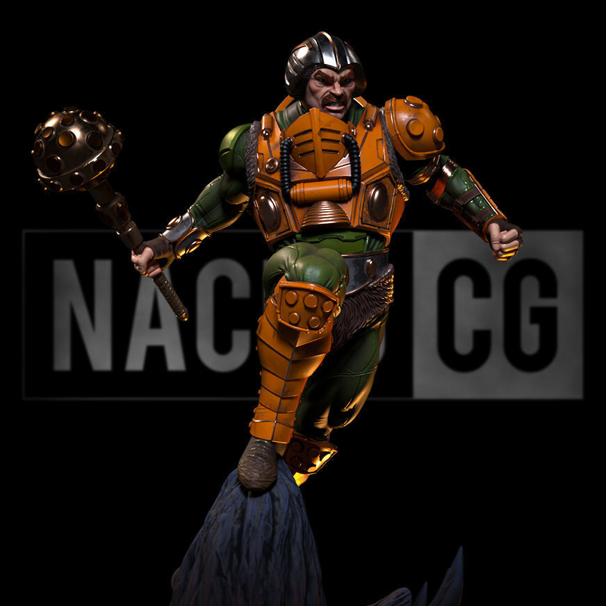 Fan Art - Duncan aka Man at Arms from MOTU - Statue 3D print model_3