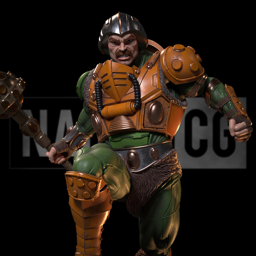 Fan Art - Duncan aka Man at Arms from MOTU - Statue 3D print model_8