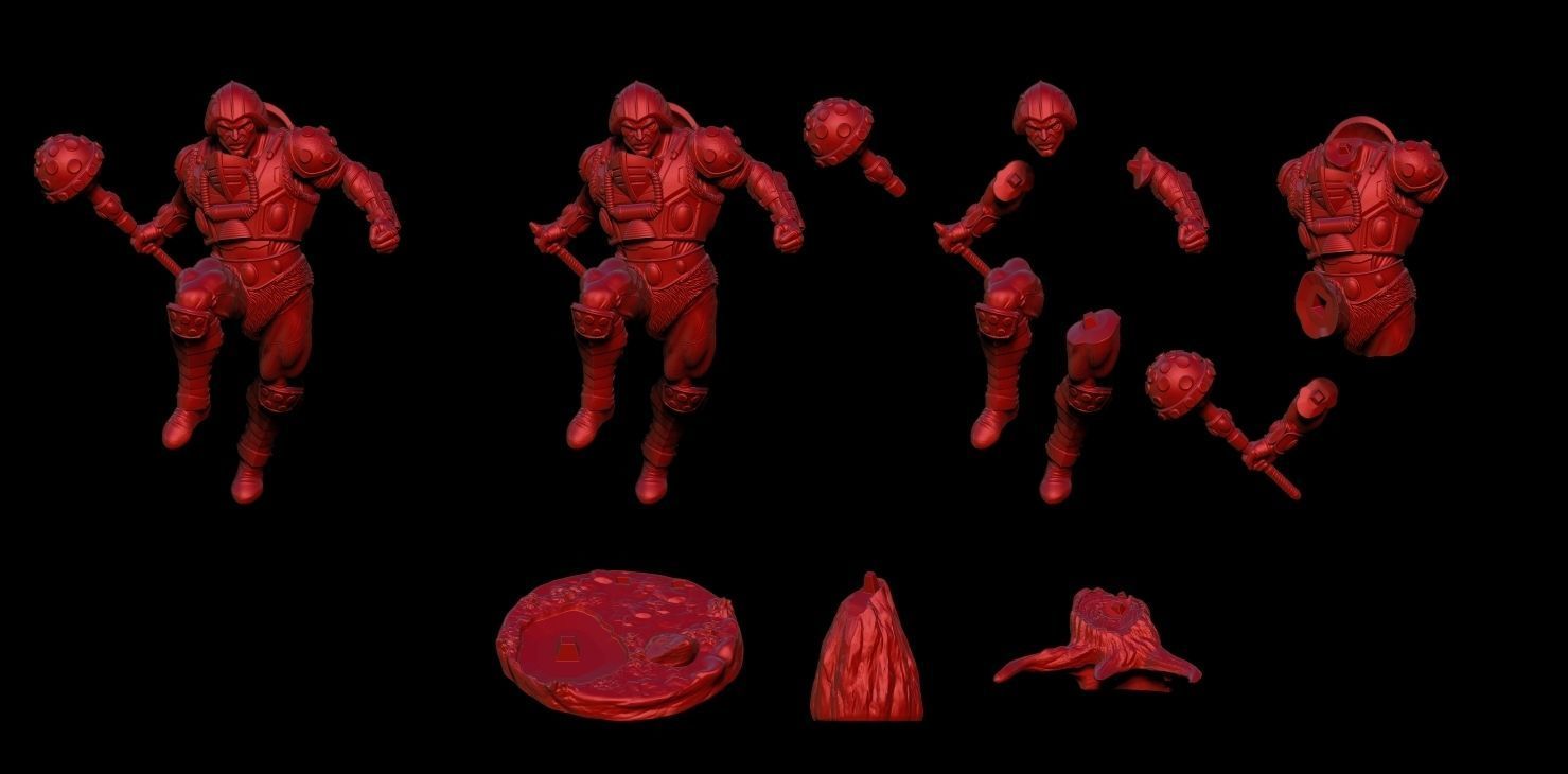 Fan Art - Duncan aka Man at Arms from MOTU - Statue 3D print model_10