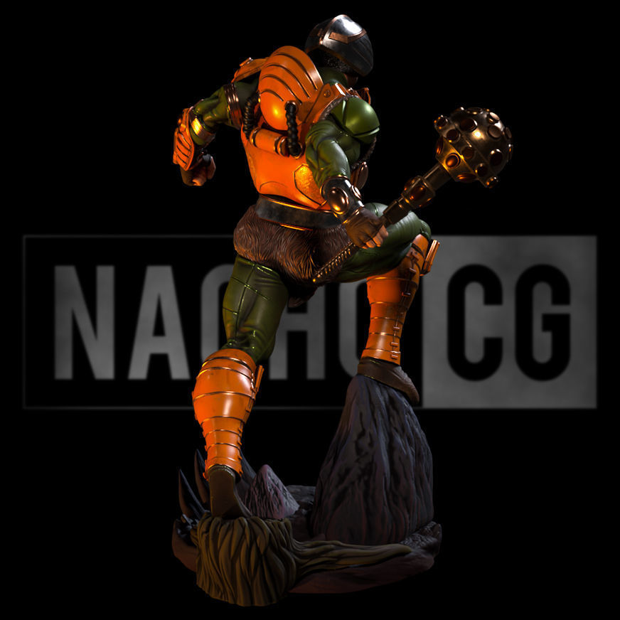 Fan Art - Duncan aka Man at Arms from MOTU - Statue 3D print model_6