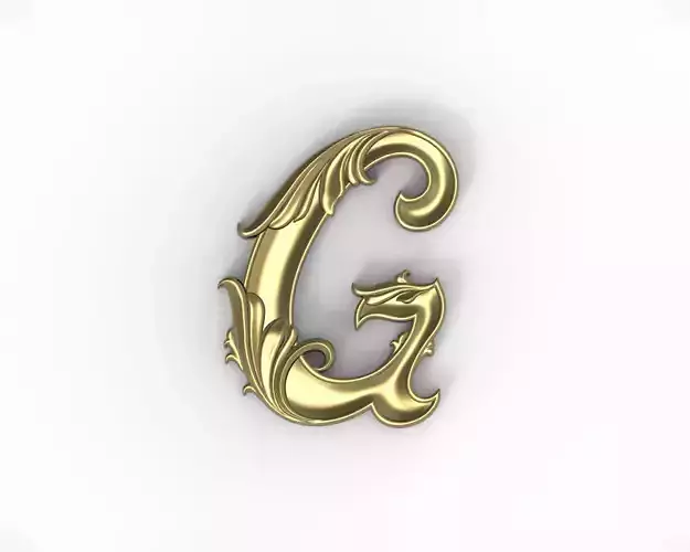 Letter G Floral