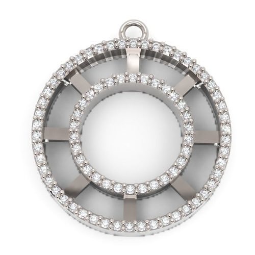 Diamond Pendant 3D-Printable Ornamental Jewelry Design Free 3D print model