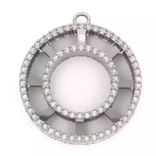 Diamond Pendant 3D-Printable Ornamental Jewelry Design 3D print model