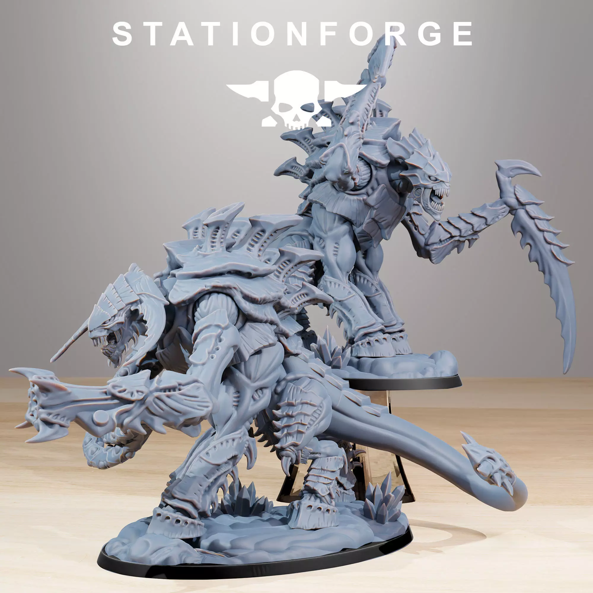 Xenarid Necrothorn 3D print model