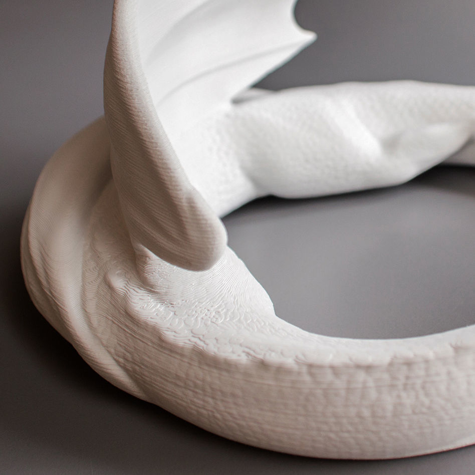 Dragon sleeping - Figure  3D print model_2