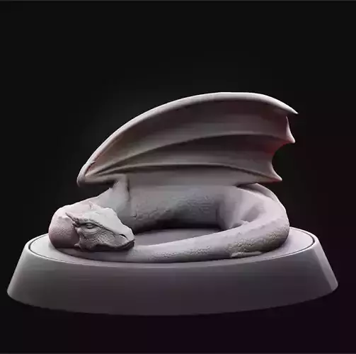 Dragon sleeping - Figure 