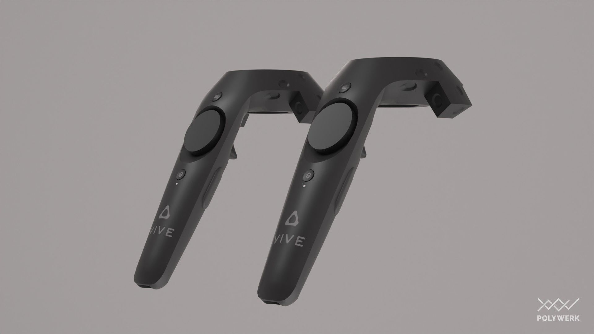 VR Controller pack Low-poly 3D model_2