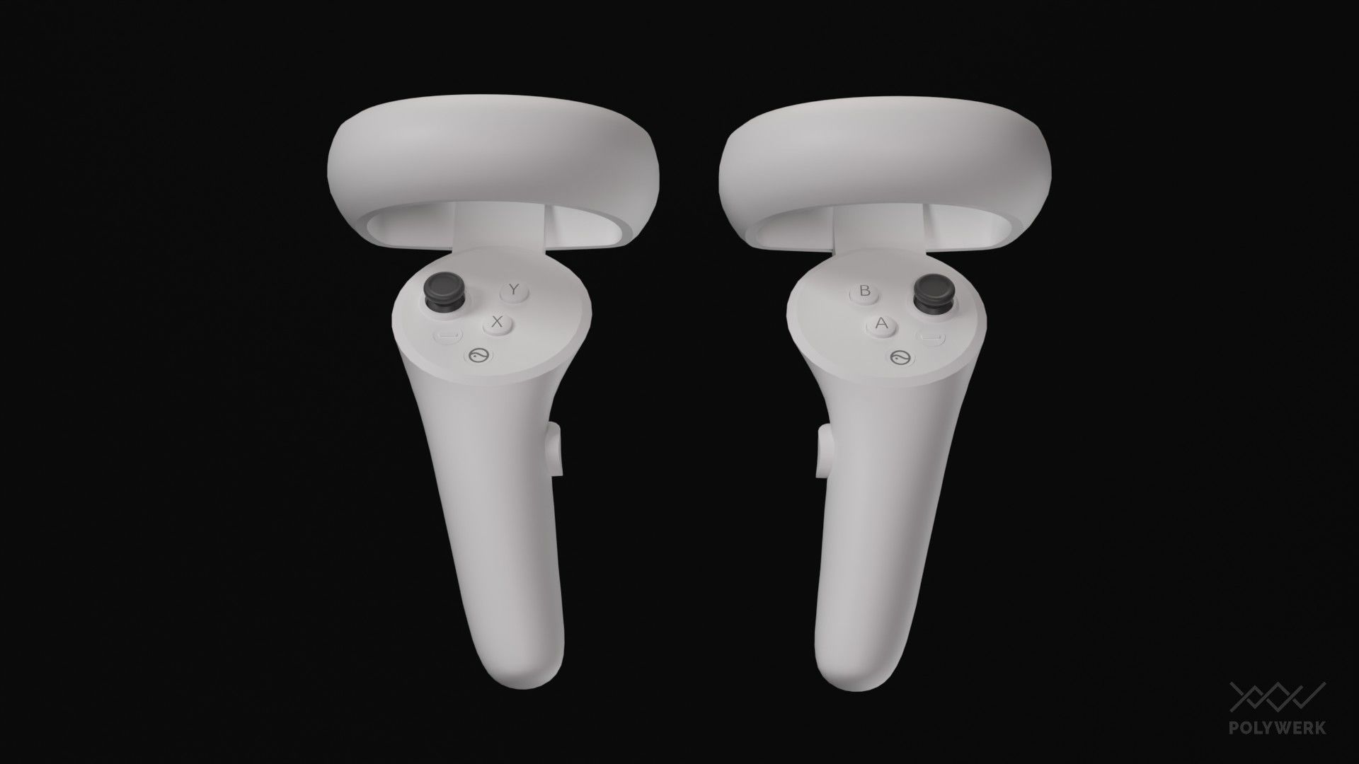 VR Controller pack Low-poly 3D model_15