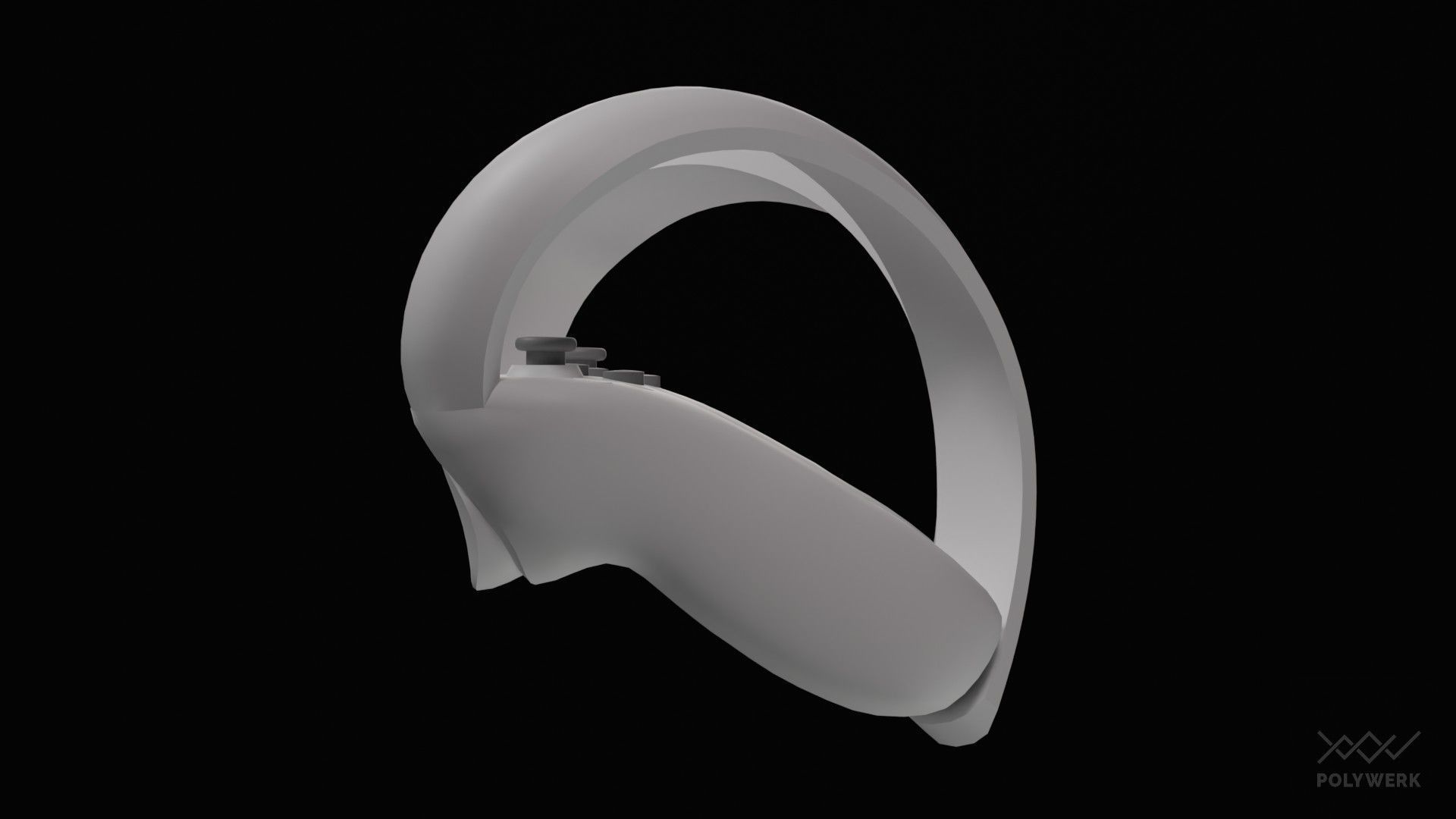 VR Controller pack Low-poly 3D model_11