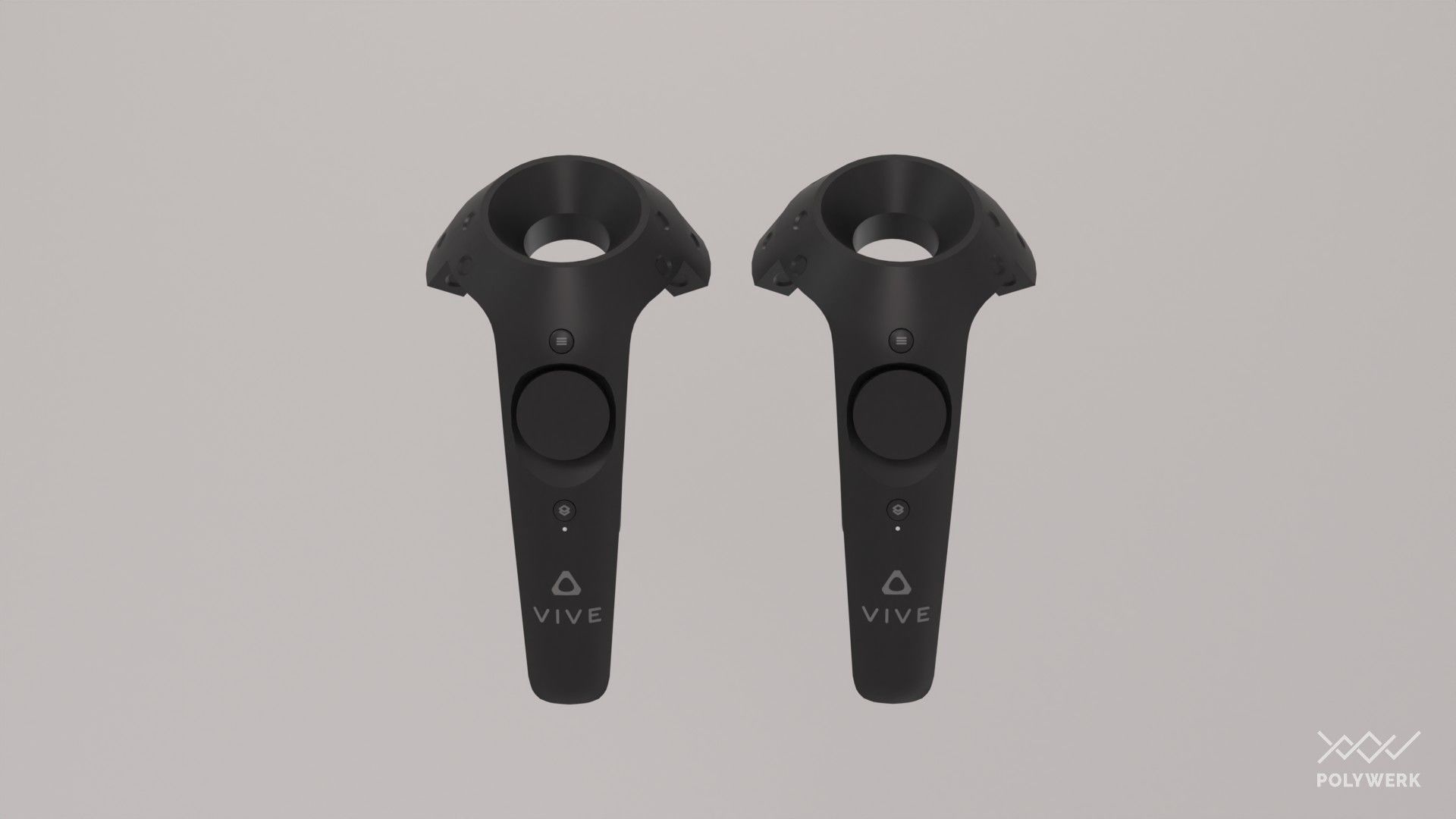 VR Controller pack Low-poly 3D model_1