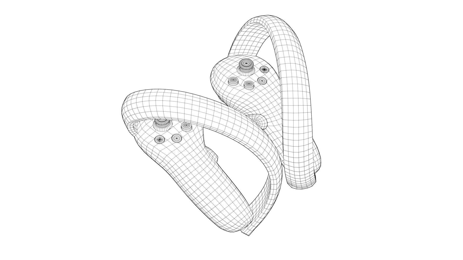 VR Controller pack Low-poly 3D model_14
