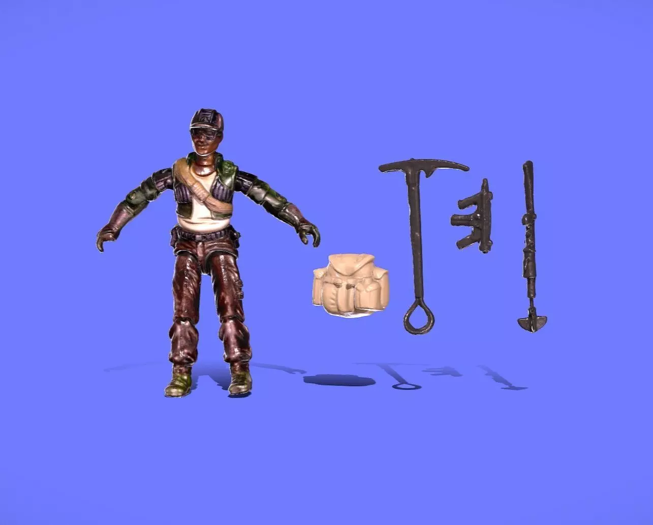 1985 GIJOE ALPINE - EVEREST - 3D SCAN - 3D print model