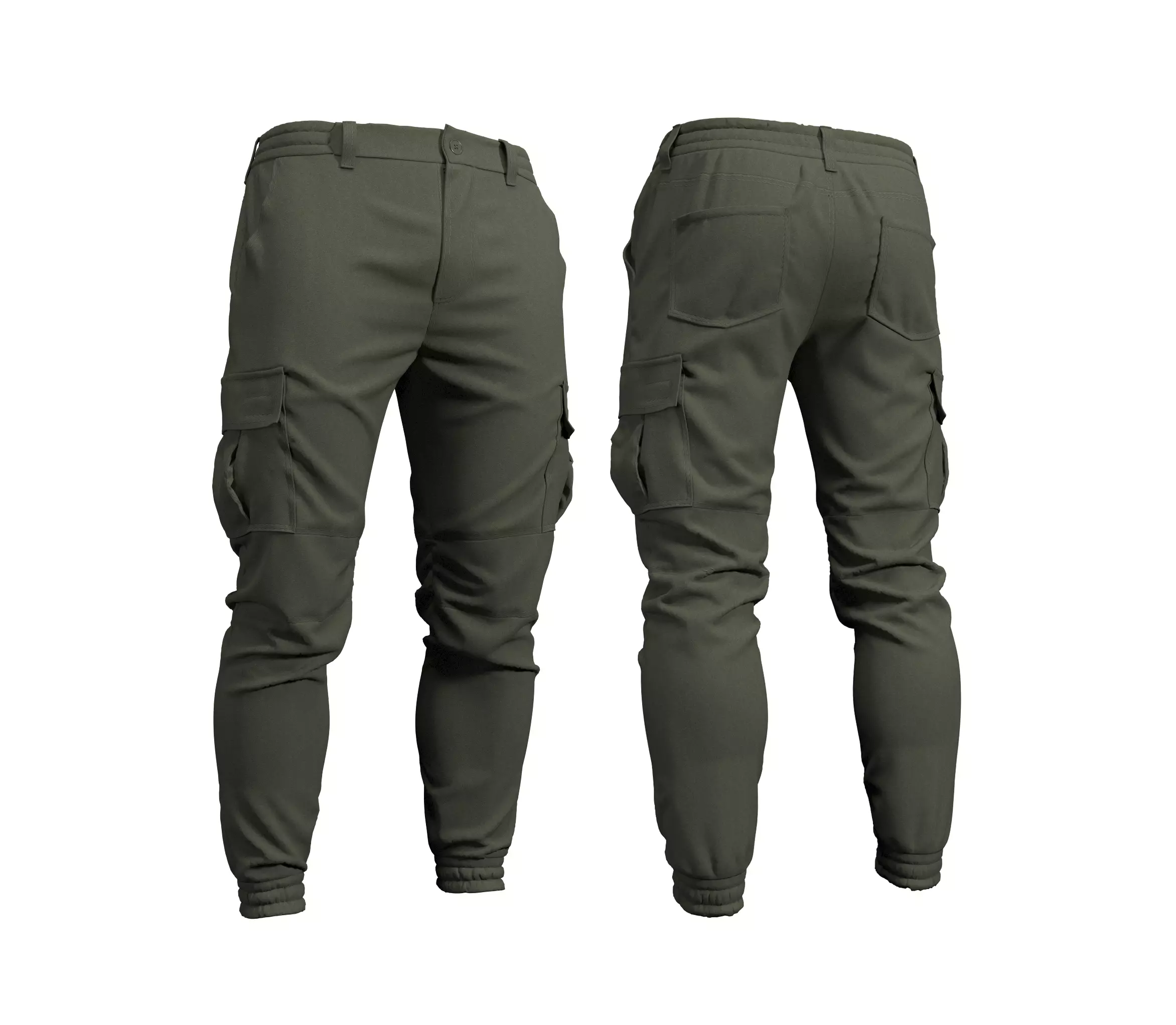 Cargo Pants - Marvelous Designer 3D model