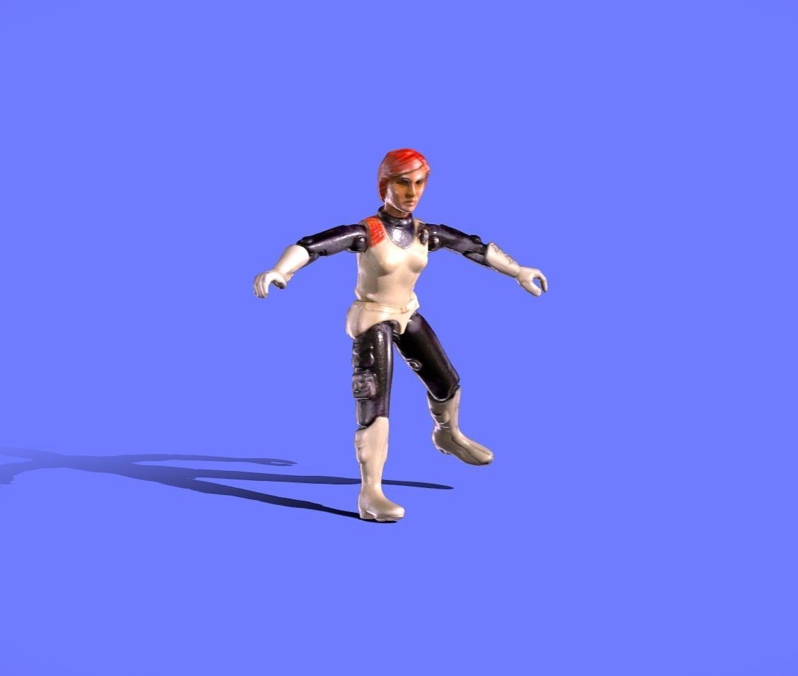1982 GI JOE SCARLETT - 3D SCAN - 3D print model_4