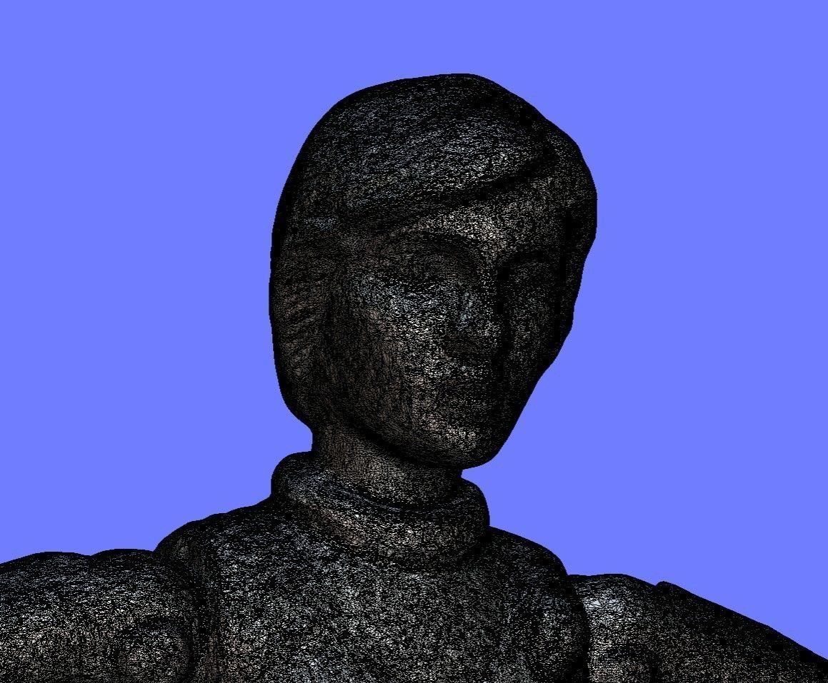 1982 GI JOE SCARLETT - 3D SCAN - 3D print model_11