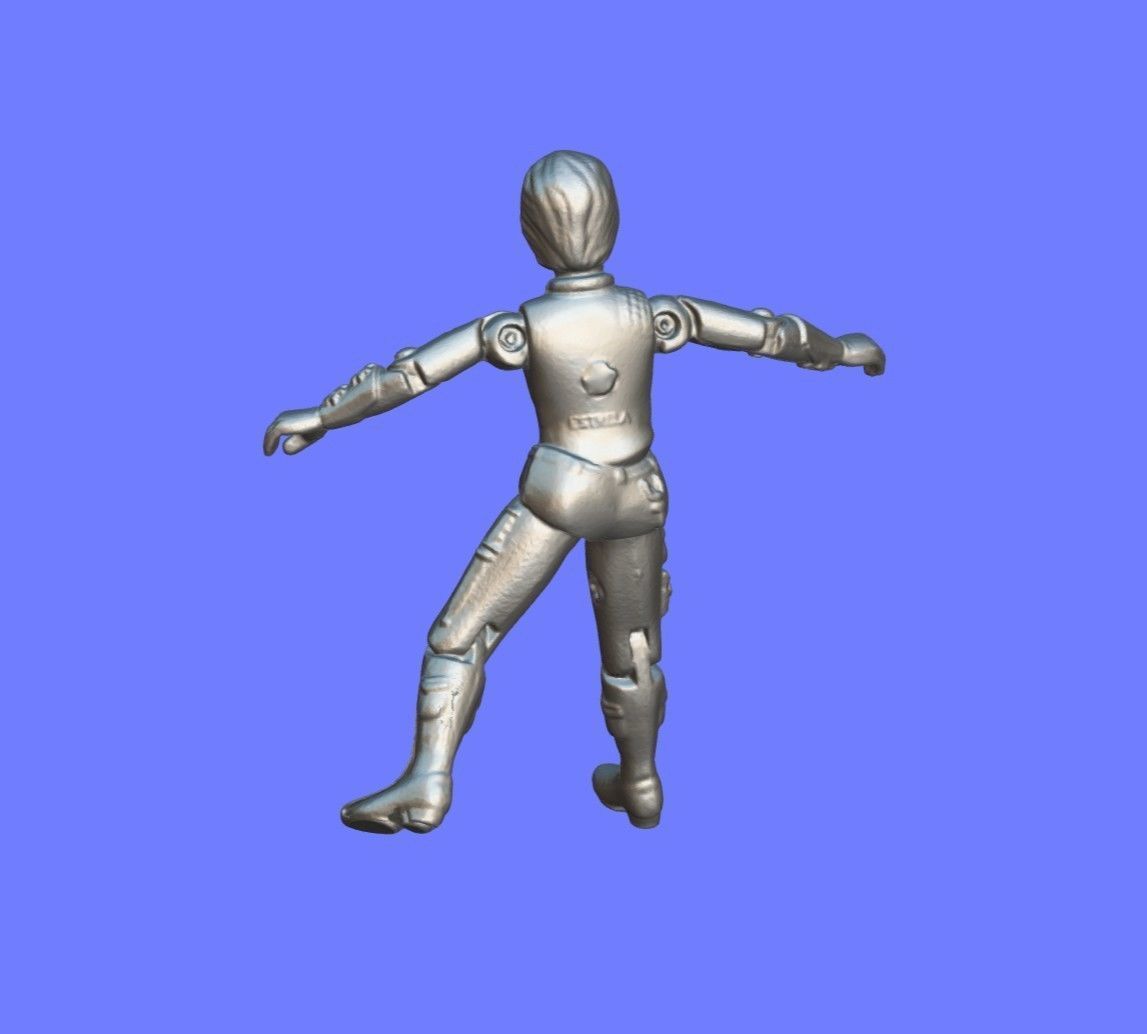 1982 GI JOE SCARLETT - 3D SCAN - 3D print model_7
