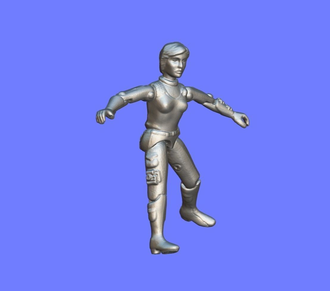 1982 GI JOE SCARLETT - 3D SCAN - 3D print model_9