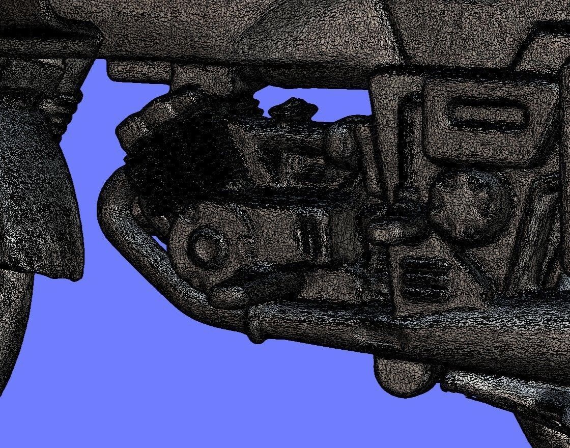 1984 GIJOE RAM - Rapid Fire Motorcycle - 3D SCAN - 3D print model_13