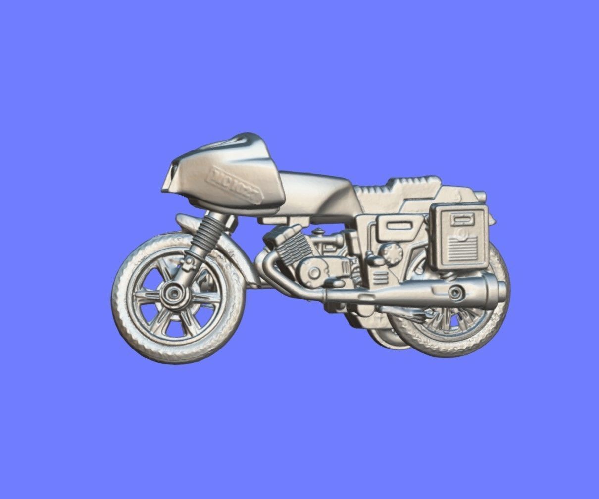 1984 GIJOE RAM - Rapid Fire Motorcycle - 3D SCAN - 3D print model_8