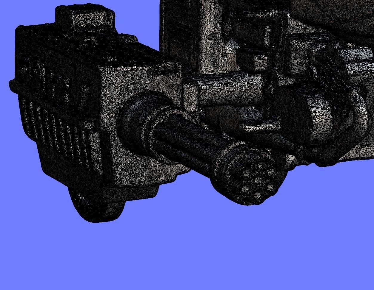 1984 GIJOE RAM - Rapid Fire Motorcycle - 3D SCAN - 3D print model_12