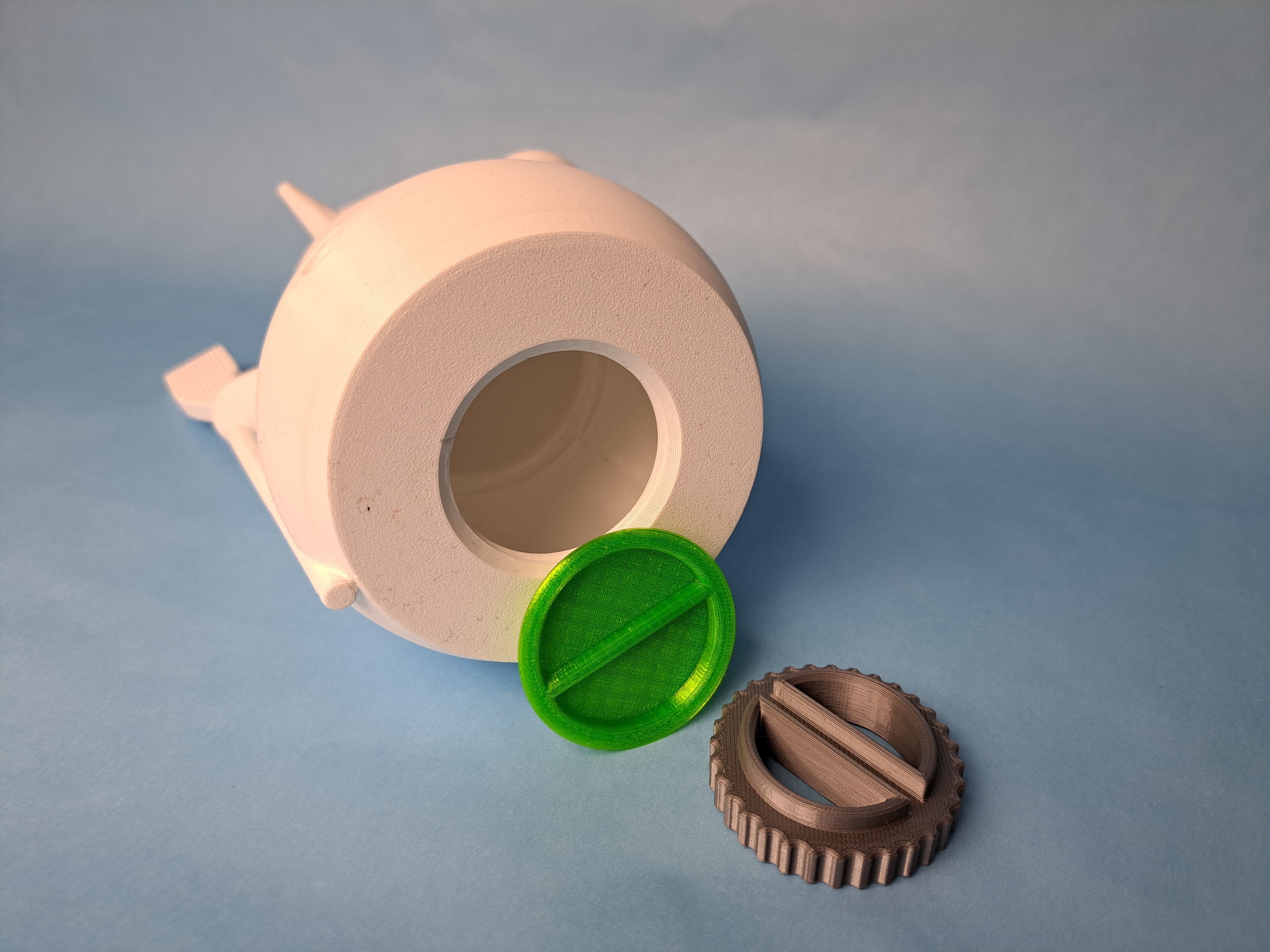 Snowman money box - money bank - piggy bank 3D print model_5