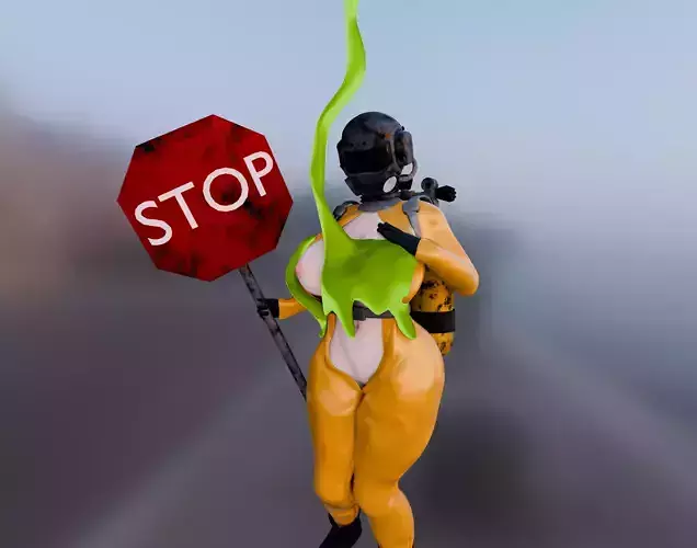 Hazmat Girl Lethal Company NSFW