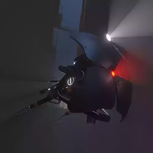 Half-Life 2 Combine Drone Low-poly 3D model