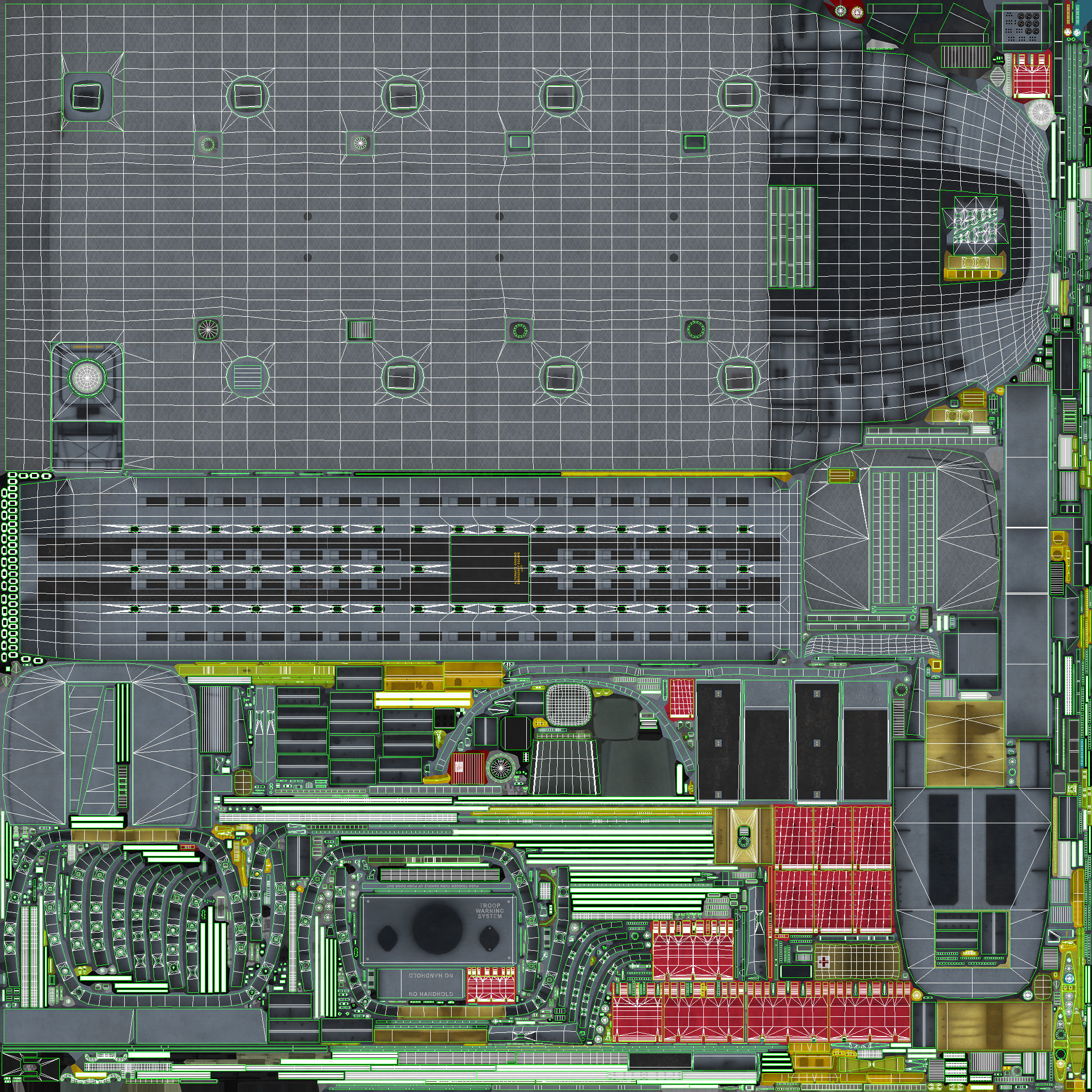 CH-47F Chinook Australian Army Static Low-poly 3D model_40