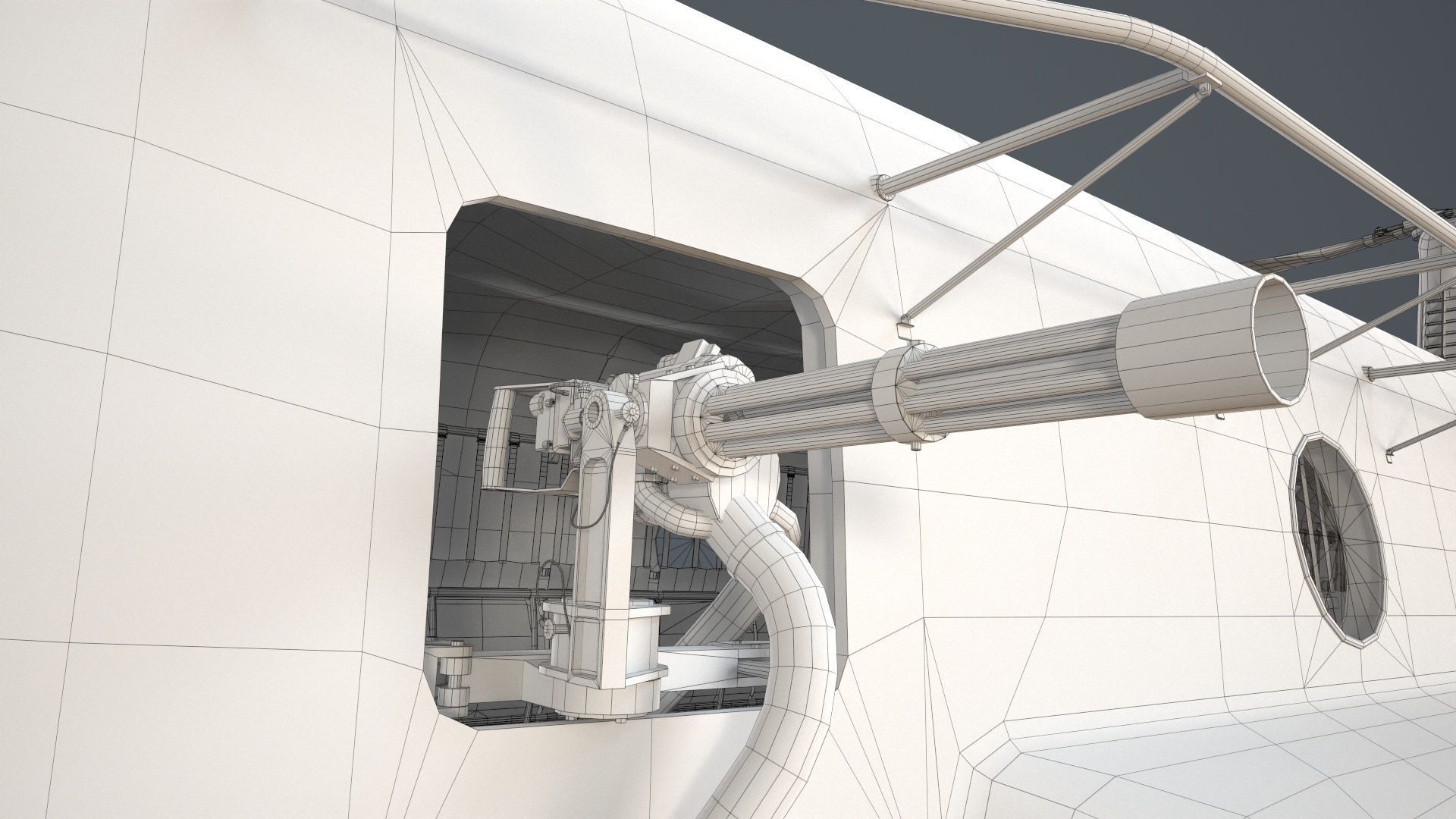 CH-47F Chinook Australian Army Static Low-poly 3D model_32