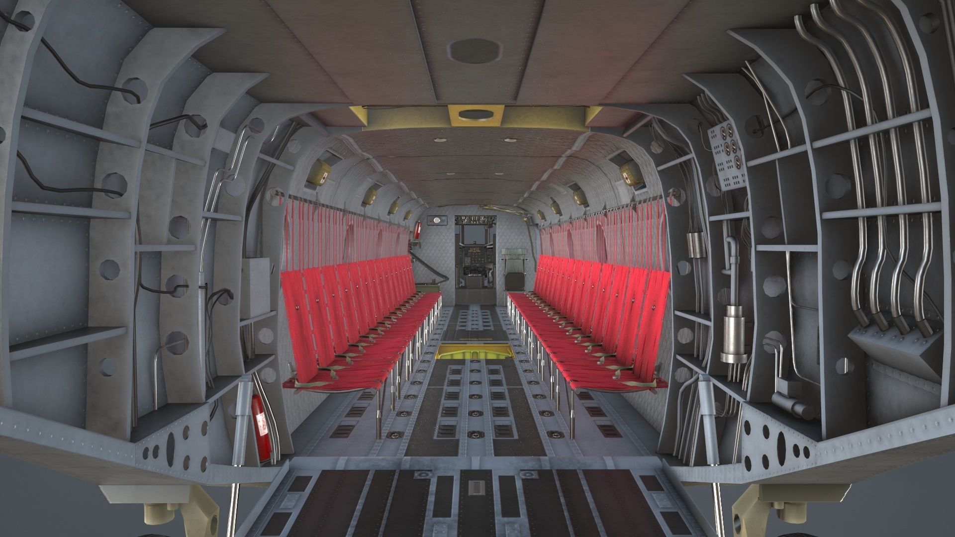 CH-47F Chinook Australian Army Static Low-poly 3D model_20