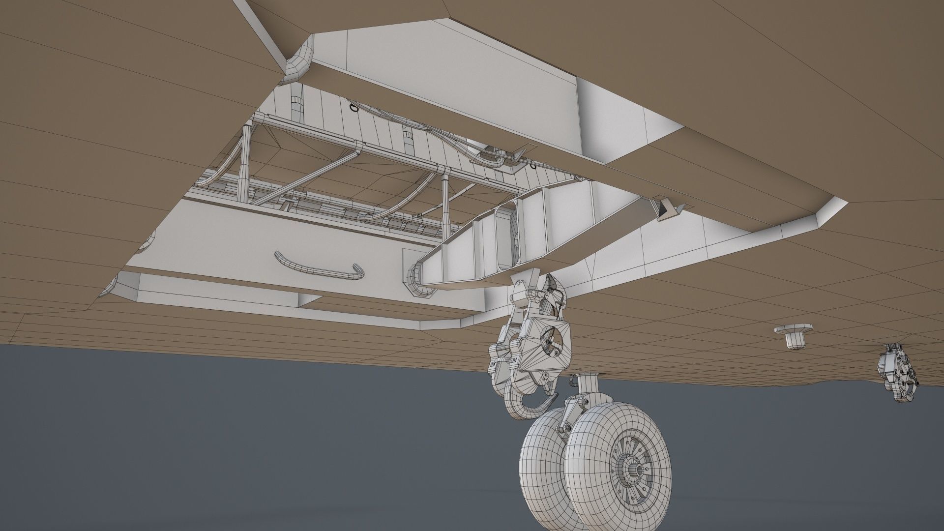 CH-47F Chinook Australian Army Static Low-poly 3D model_36