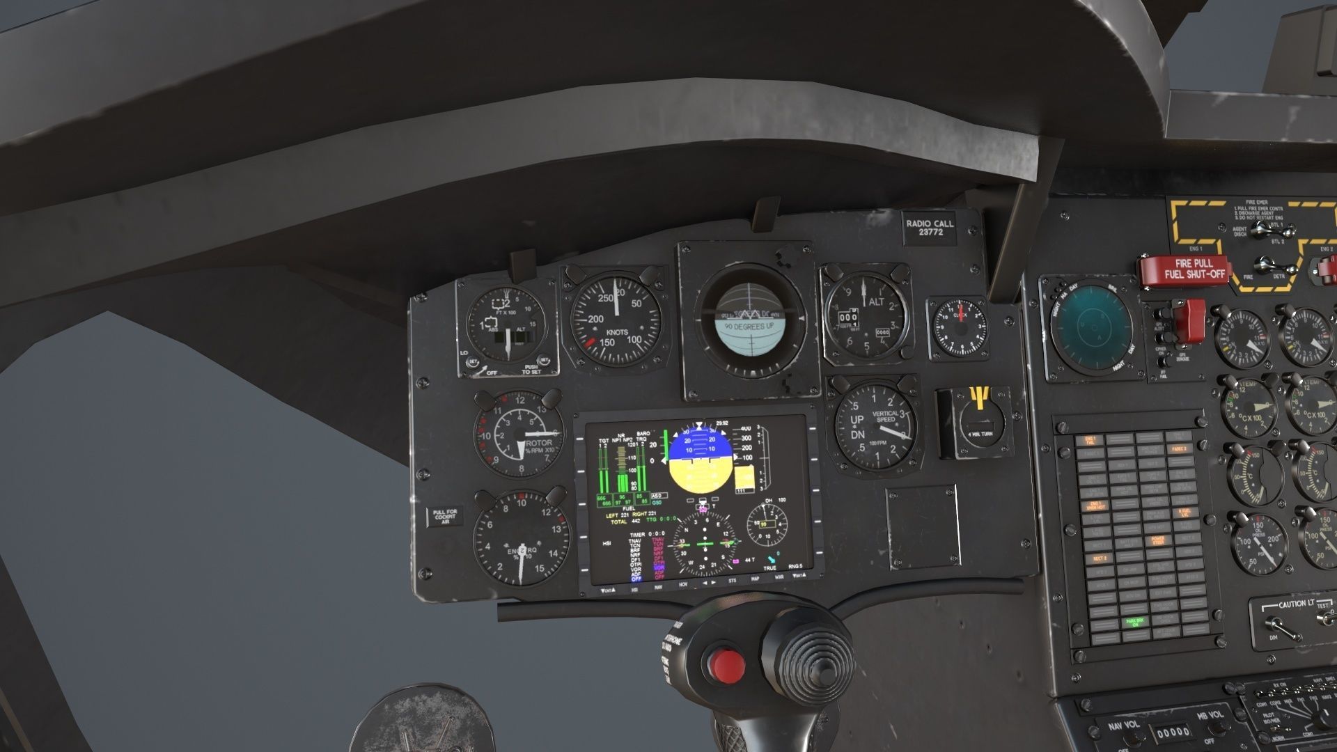 CH-47F Chinook Australian Army Static Low-poly 3D model_22