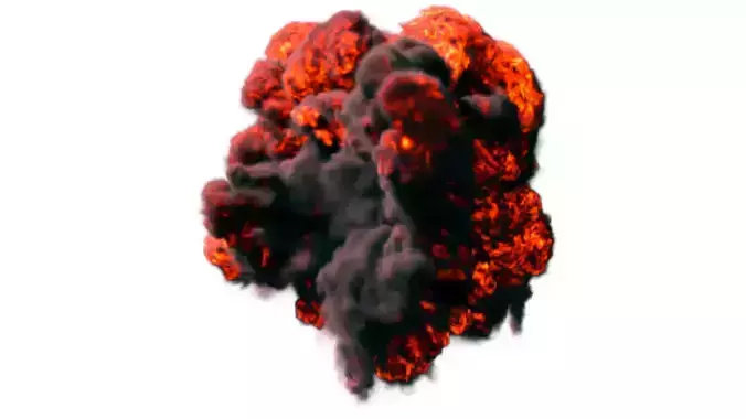 Explosive 3D Explosion Model - High Detail