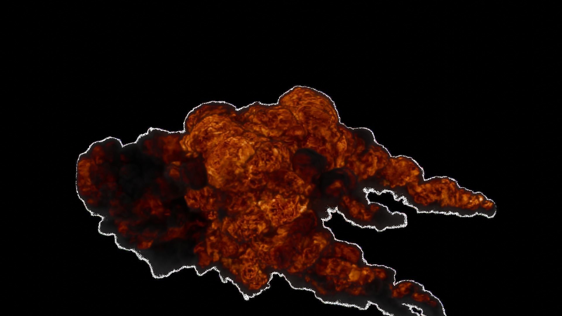 Explosive 3D Explosion Model - High Detail Low-poly 3D model_1