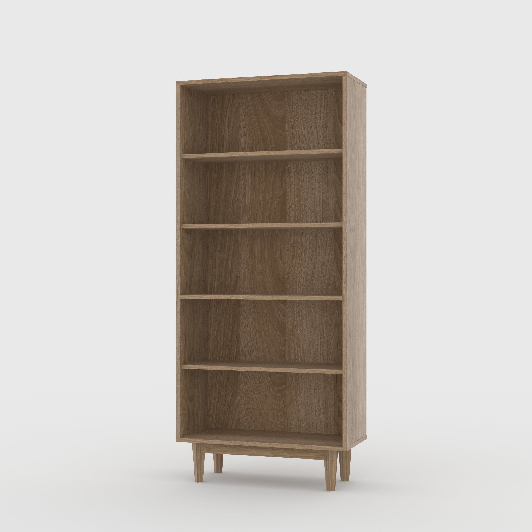 Adrea Bookcase Set Low-poly 3D model_1