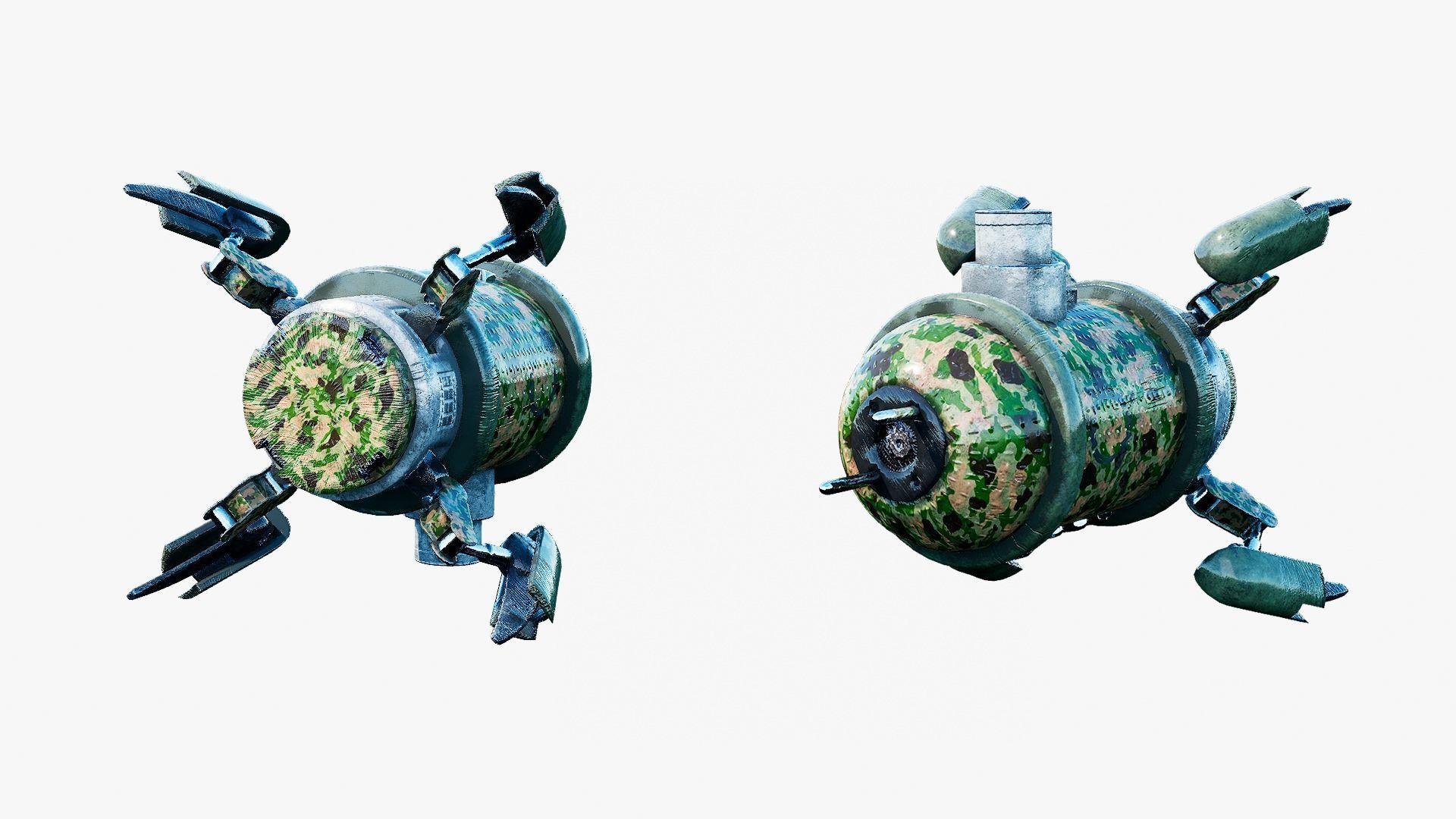 Tactical Battle Mech - Ironclad Low-poly 3D model_9