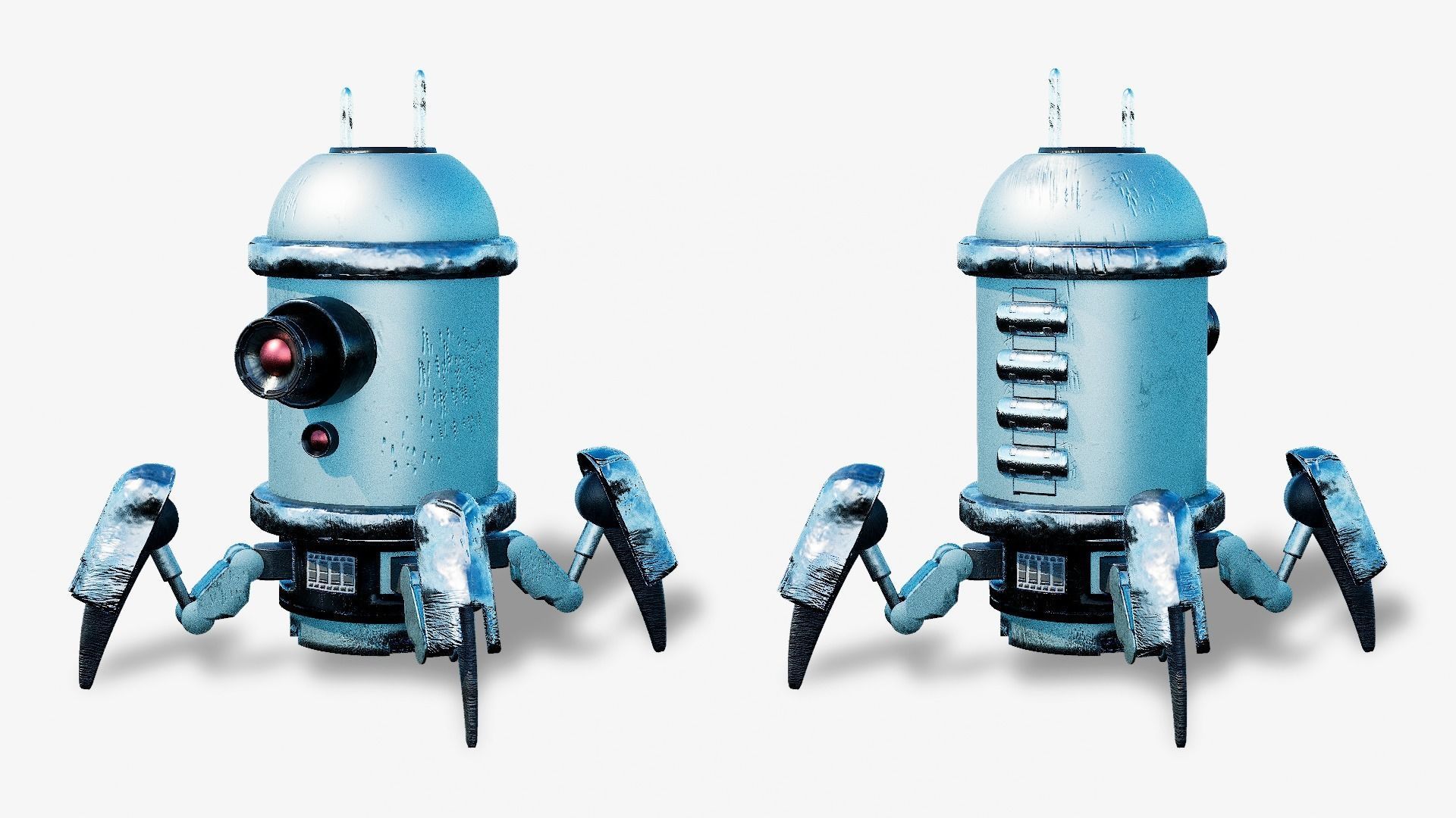 Tactical Battle Mech - Ironclad Low-poly 3D model_2