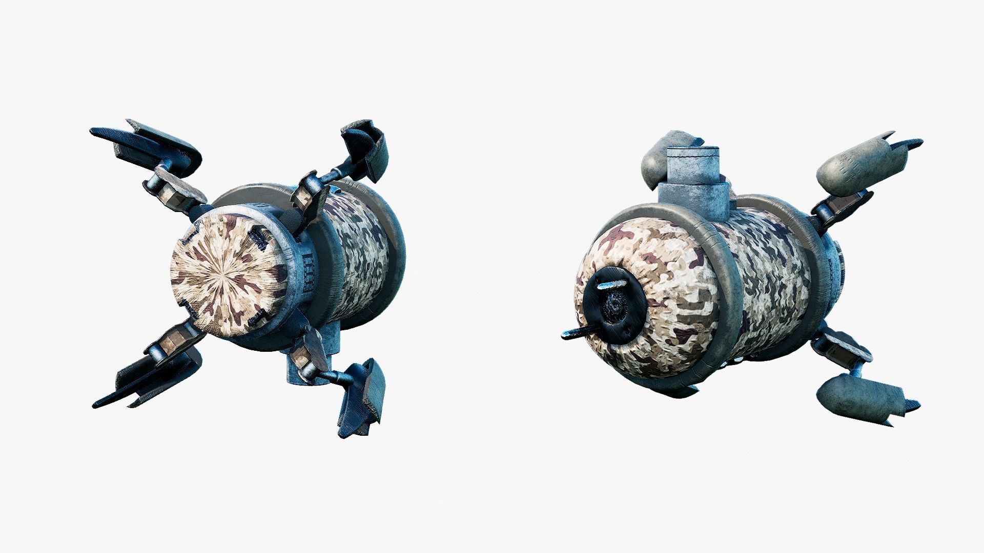 Tactical Battle Mech - Ironclad Low-poly 3D model_5