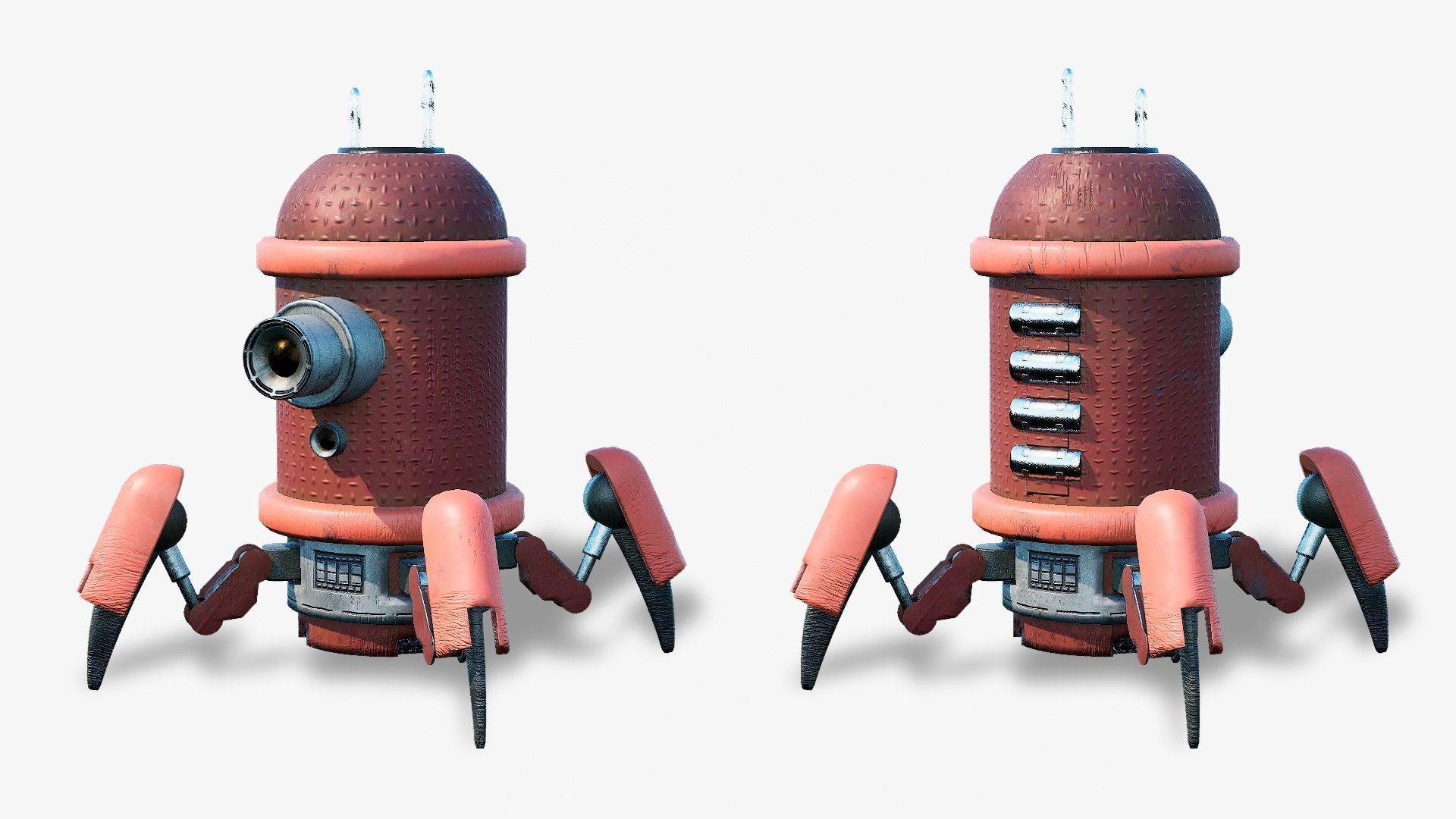 Tactical Battle Mech - Ironclad Low-poly 3D model_6