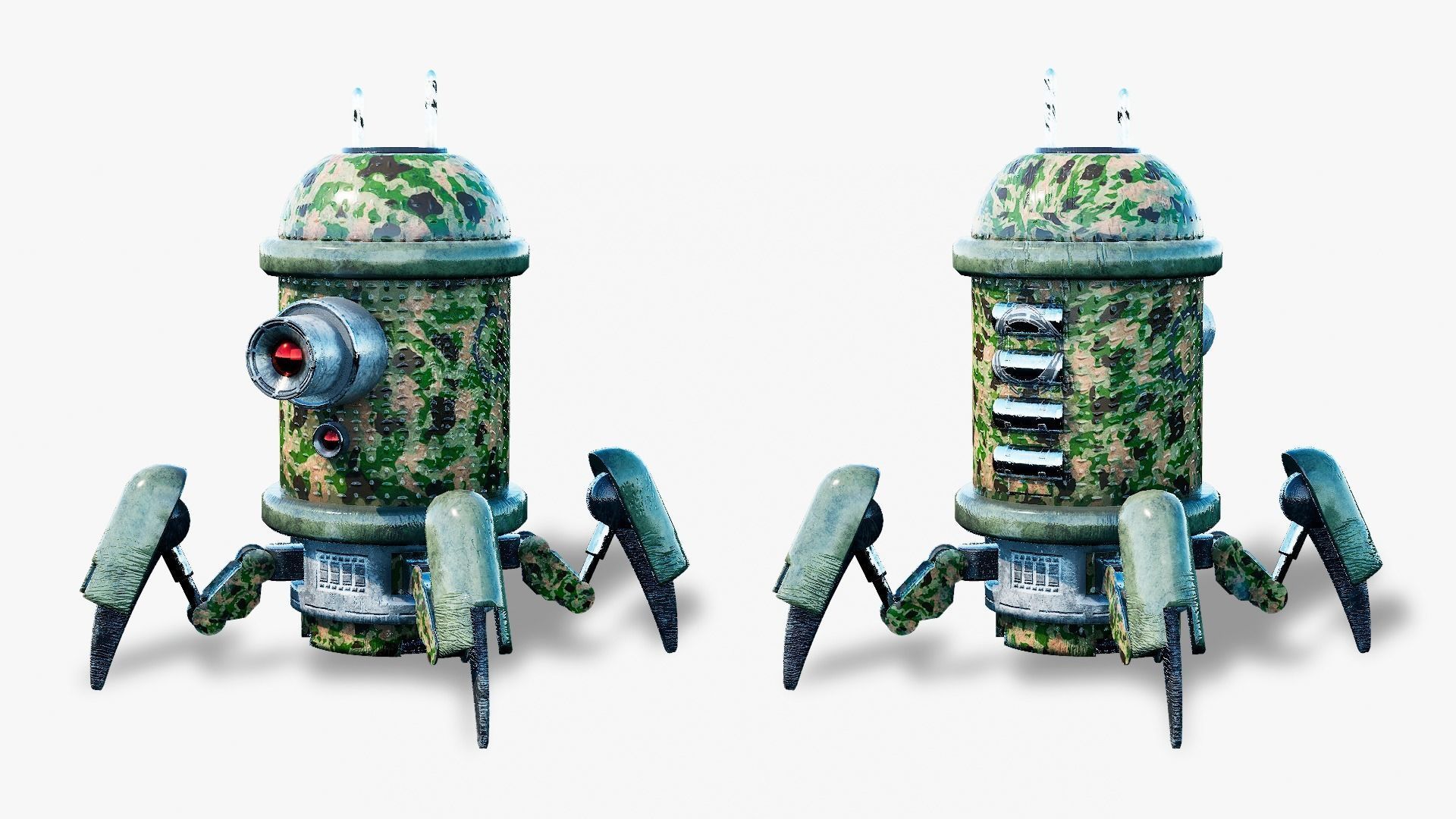 Tactical Battle Mech - Ironclad Low-poly 3D model_8