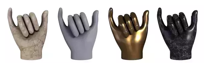 Doiy hand gesture decor