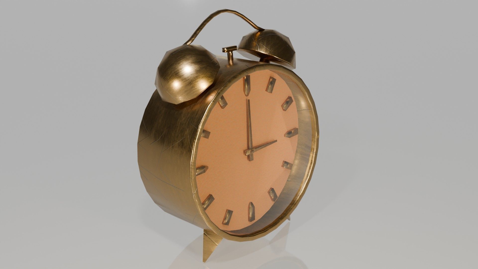 clock  Low-poly 3D model_5