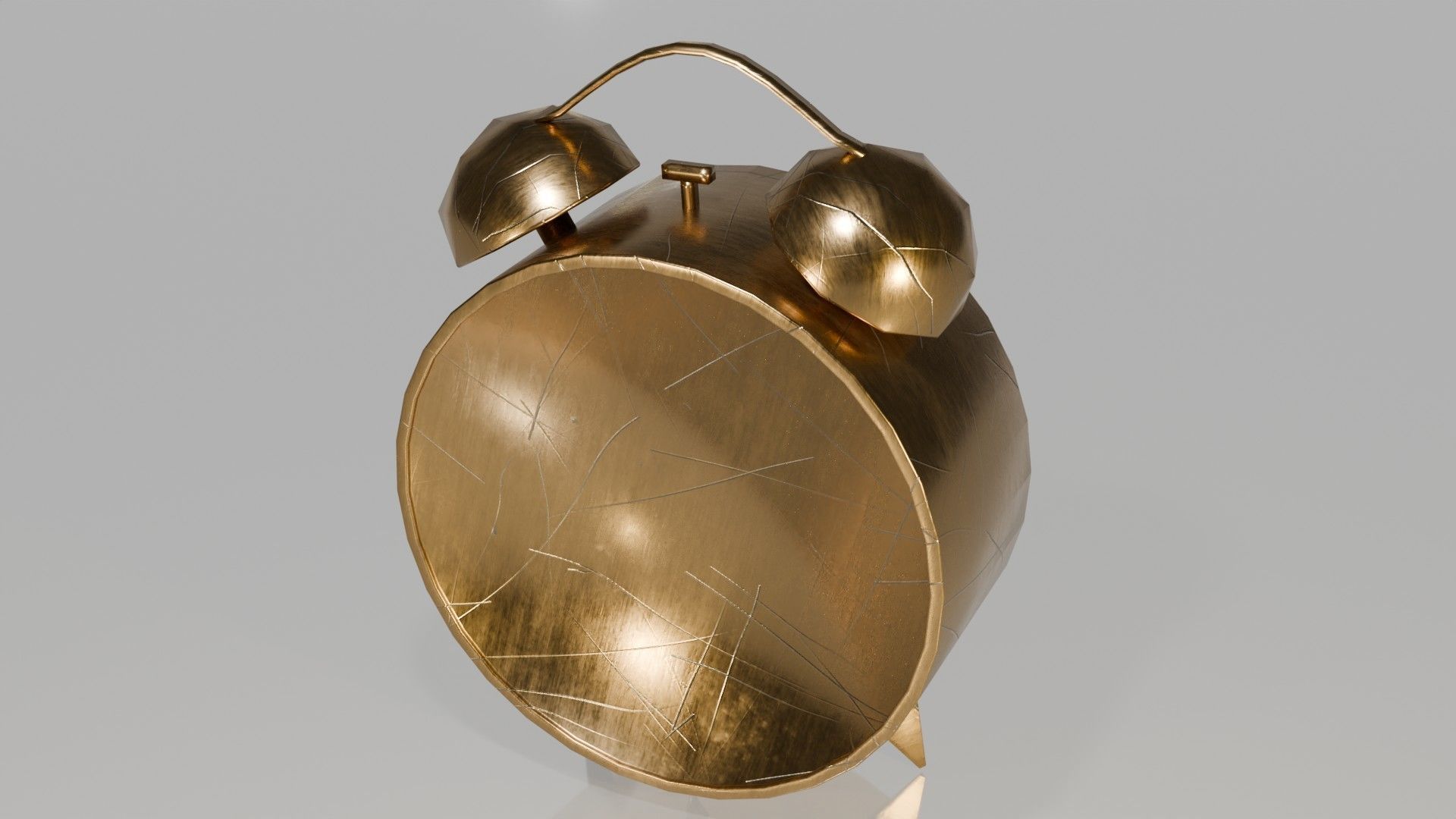 clock  Low-poly 3D model_4