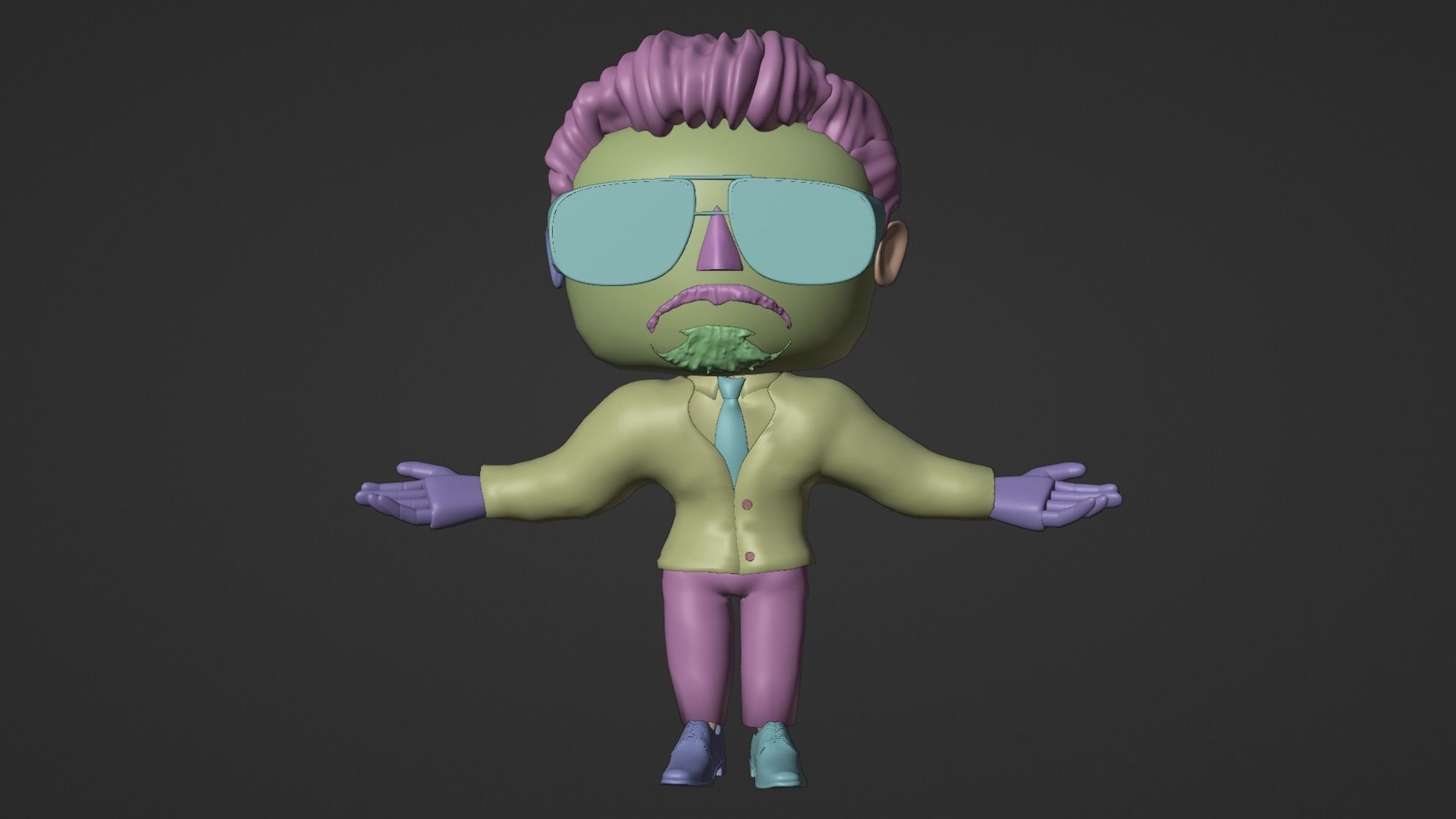 iron man figure 3D model_6