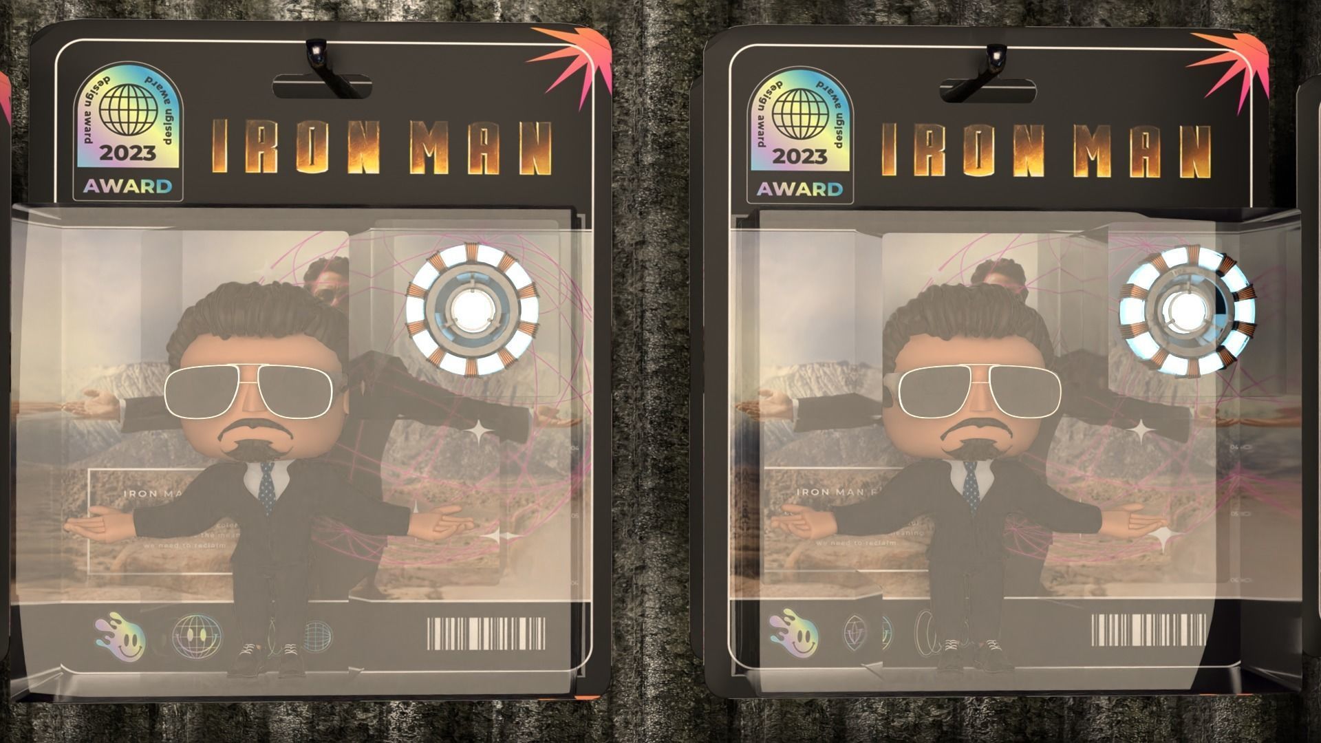 iron man figure 3D model_1